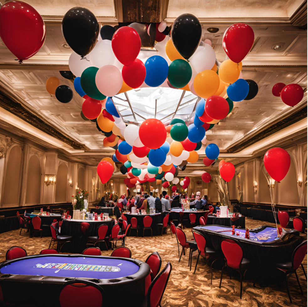 Casino Night with Balloons